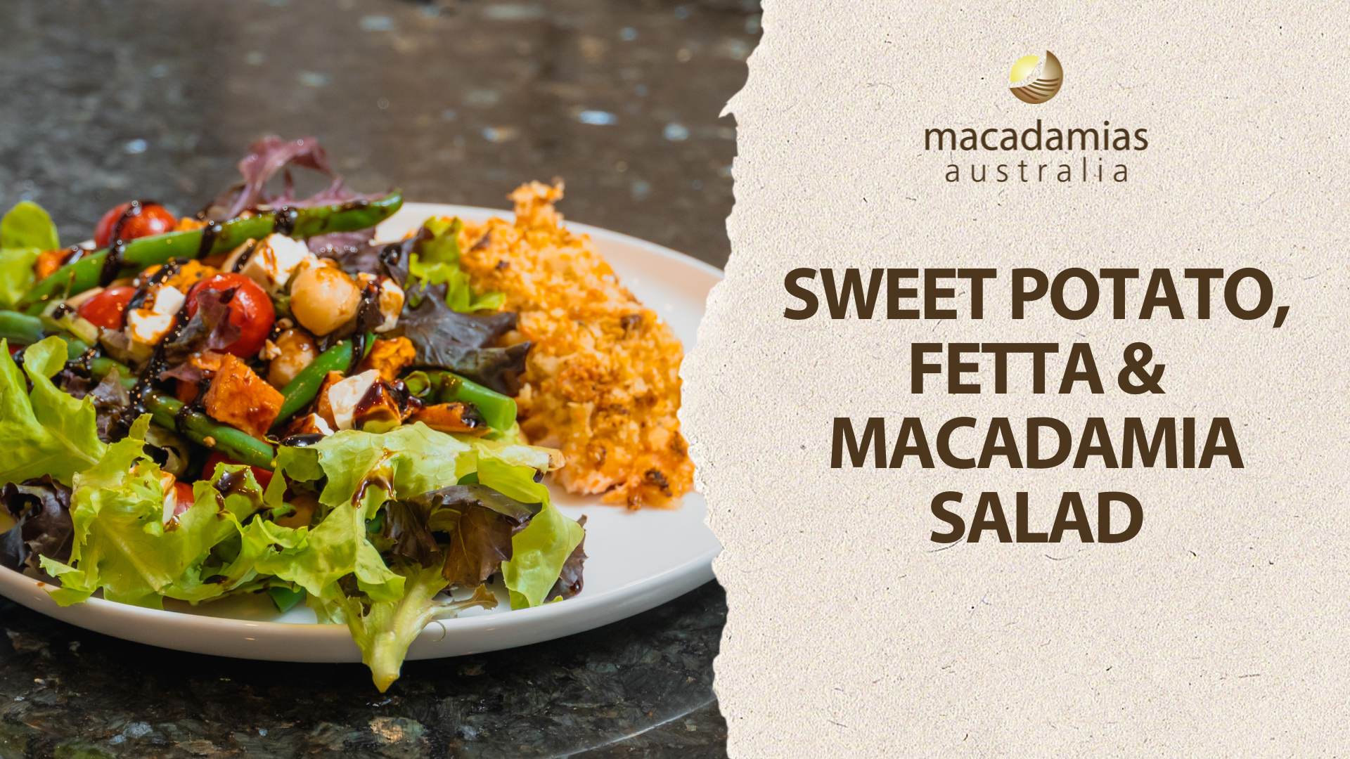 Image of Sweet Potato, Fetta and Macadamia Salad