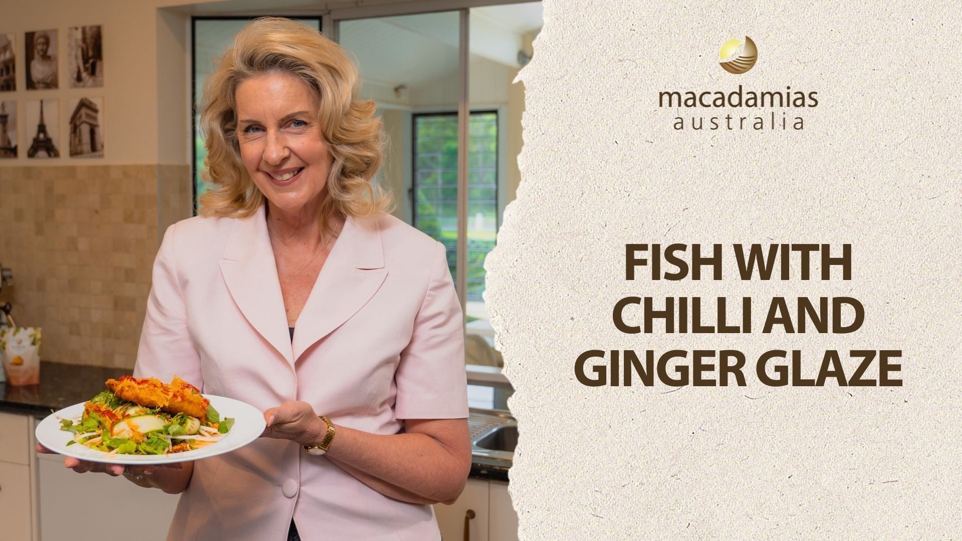 Crispy Fish with Chilli Ginger Glaze