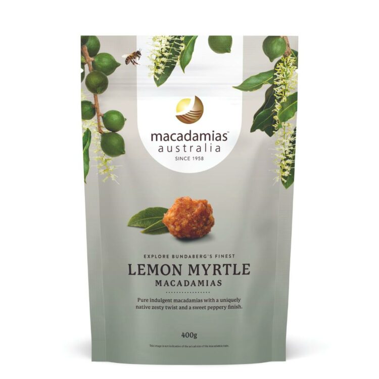 Lemon Myrtle Macadamias 400g