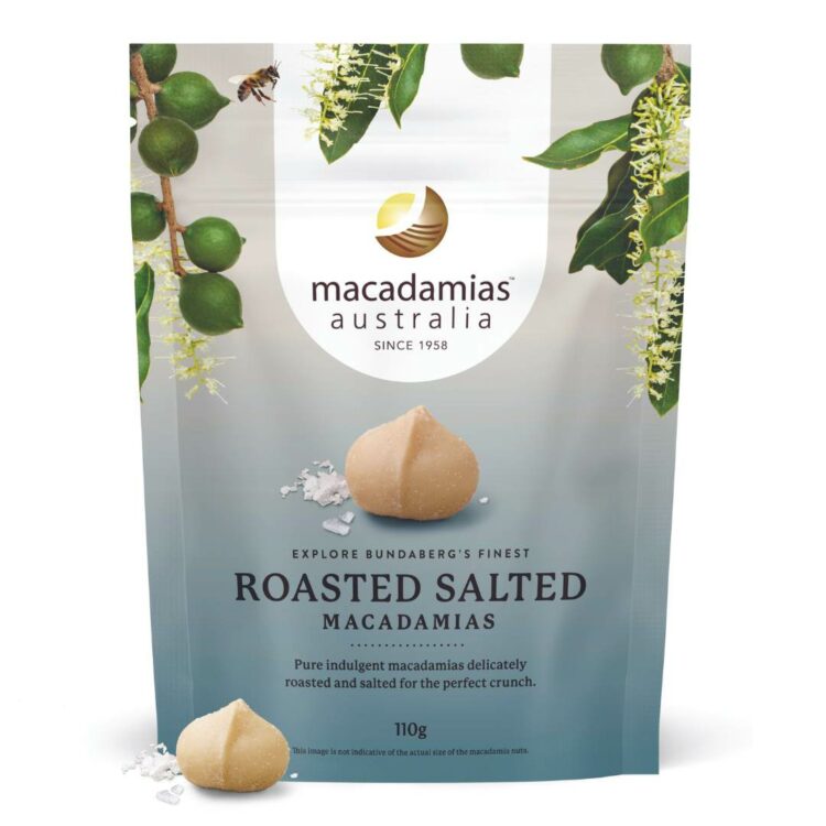 Roasted Salted Macadamias 110g