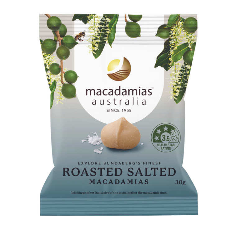 Roasted Salted Macadamias 30g