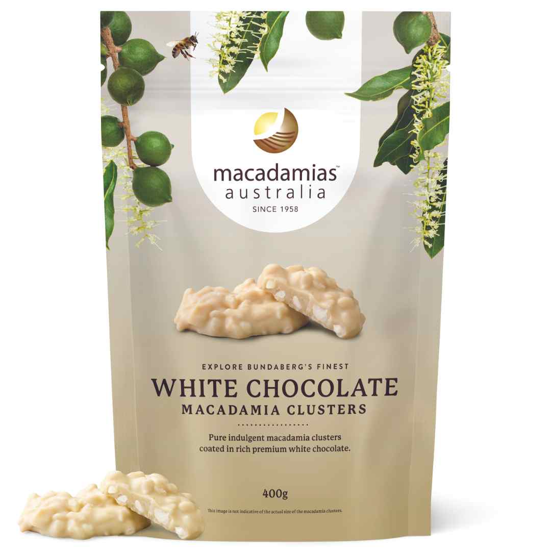 White Chocolate Macadamia Clusters